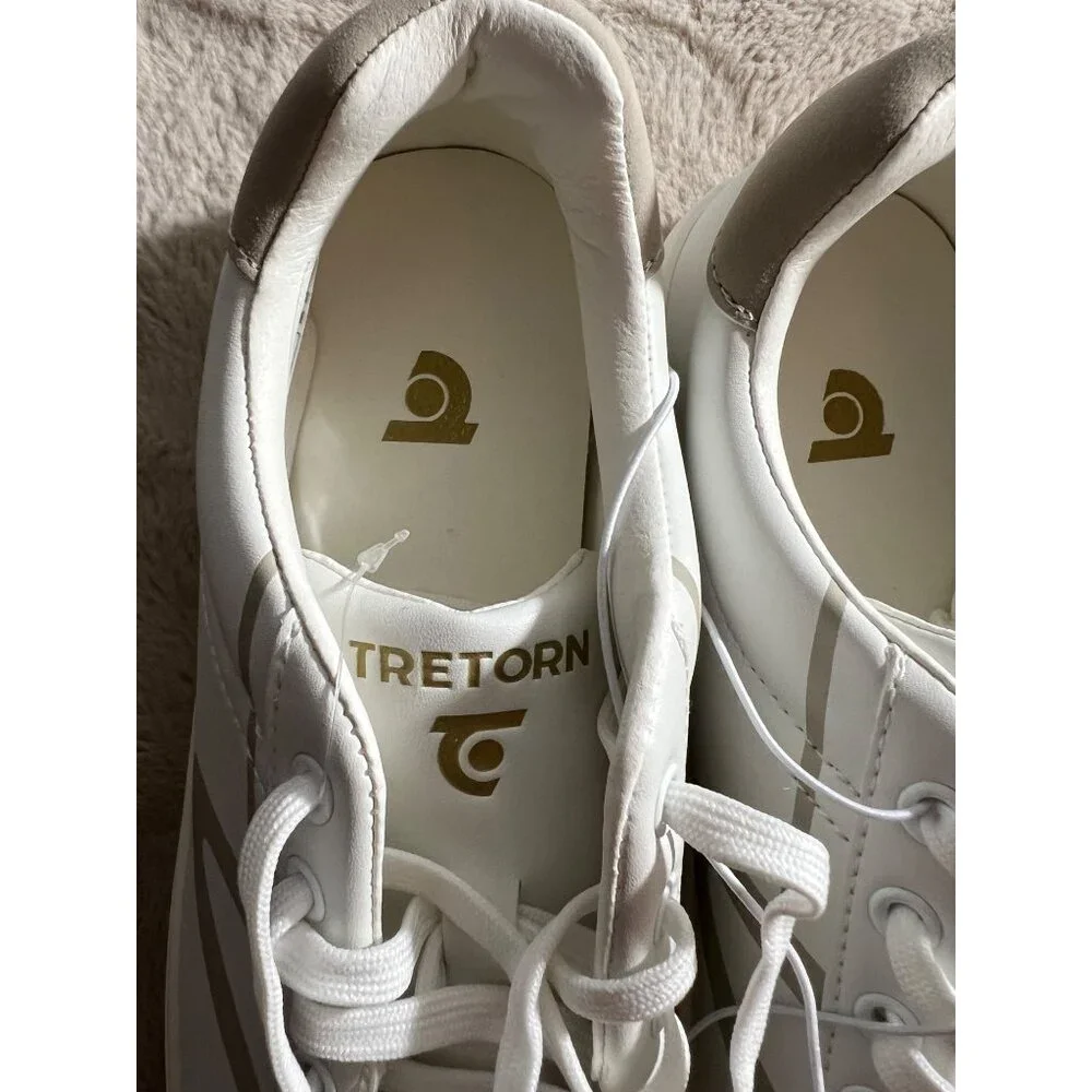 Tretorn Womens Serve Sneakers White/Grey Size 9 Memory Foam Footbed Durable Ligh